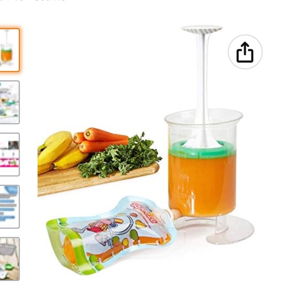 🆕 Fill n’ squeeze kit - to prepare pouch fruit for your kids - Picture 1 of 16